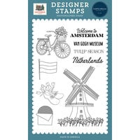 Carta Bella Paper - Amsterdam Collection - Clear Photopolymer Stamps - Windmill