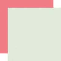 Carta Bella Paper - Be Mine Collection - 12 X 12 Double Sided Paper - Mint - Dk. Pink