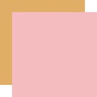 Carta Bella Paper - Be Mine Collection - 12 X 12 Double Sided Paper - Pink - Gold