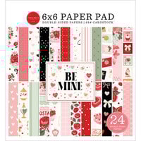 Carta Bella Paper - Be Mine Collection - 6 X 6 Paper Pad