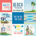 Carta Bella Paper - Beach Town Collection - 12 x 12 Double Sided Paper - 4 x 4 Journaling Cards