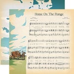 Carta Bella Paper - Cowboys Collection - 12 x 12 Double Sided Paper - Home On The Range