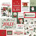 Carta Bella Paper - Christmas Village Collection - 12 x 12 Double Sided Paper - Multi Journaling Cards