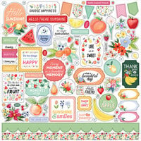 Carta Bella Paper - Fruit Stand Collection - 12 x 12 Cardstock Stickers - Element