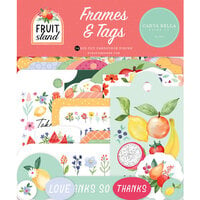 Carta Bella Paper - Fruit Stand Collection - Ephemera - Frames And Tags