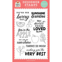 Carta Bella Paper - Fruit Stand Collection - Clear Photopolymer Stamps - Berry Best