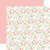 Carta Bella Paper - Here Comes Easter Collection - 12 x 12 Double Sided Paper - Easter Blooms
