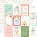Carta Bella Paper - Here Comes Spring Collection - 12 x 12 Double Sided Paper - 3 x4 Journaling Cards