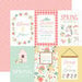 Carta Bella Paper - Here Comes Spring Collection - 12 x 12 Double Sided Paper - 4 x 6 Journaling Cards