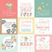 Carta Bella Paper - Here Comes Spring Collection - 12 x 12 Double Sided Paper - 4 x 4 Journaling Cards