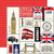 Carta Bella Paper - London Collection - 12 x 12 Double Sided Paper - London Journaling Cards
