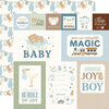 Carta Bella Paper - Little Lullabies Baby Boy Collection - 12 x 12 Double Sided Paper - Multi Journaling Cards