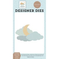 Carta Bella Paper - Little Lullabies Baby Boy Collection - Designer Dies - Goodnight Moon And Clouds