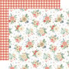 Carta Bella Paper - On The Farm Collection - 12 x 12 Double Sided Paper - Farm Life Floral
