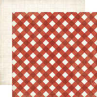 Carta Bella Paper - Roll With It Collection - 12 x 12 Double Sided Paper - Perfect Plaid