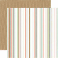 Carta Bella - Rustic Elegance Collection - 12 x 12 Double Sided Paper - Multi Stripe