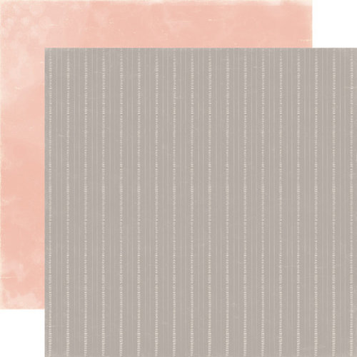 Carta Bella - Rustic Elegance Collection - 12 x 12 Double Sided Paper - Gray Stripe
