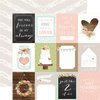 Carta Bella - Rustic Elegance Collection - 12 x 12 Double Sided Paper - 3 x 4 Journaling Cards