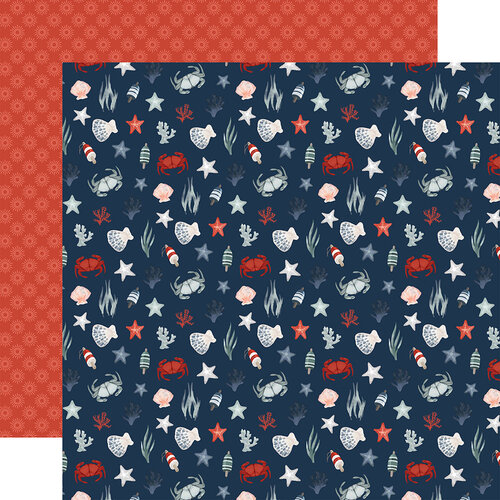 Carta Bella Paper - Seashore Collection - 12 x 12 Double Sided Paper - Nautical Finds