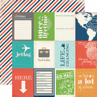 Carta Bella - Travel Stories Collection - 12 x 12 Double Sided Paper - Excursion