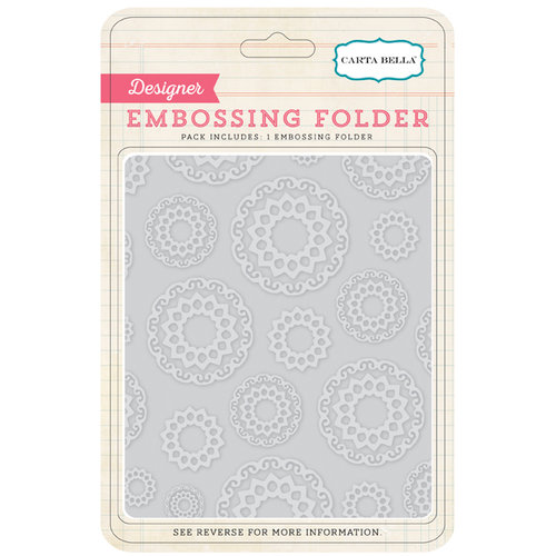 Carta Bella - Travel Stories Collection - Embossing Folders - Doilies