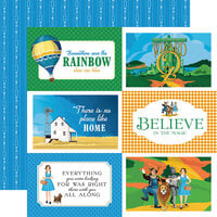 Carta Bella Paper - Wizard Of Oz Collection - 12 x 12 Double Sided Paper - 6 x 4 Journaling Cards