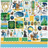 Carta Bella Paper - Wizard Of Oz Collection - 12 x 12 Cardstock Stickers - Elements