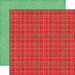 Echo Park - Christmas Cheer Collection - 12 x 12 Double Sided Paper - Holiday Plaid