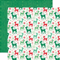 Echo Park - Christmas Cheer Collection - 12 x 12 Double Sided Paper - Rudolph
