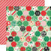 Echo Park - Christmas Cheer Collection - 12 x 12 Double Sided Paper - Cozy Quilt