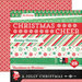 Echo Park - Christmas Cheer Collection - 12 x 12 Double Sided Paper - Border Strips