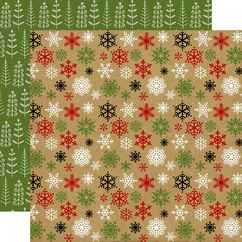 Echo Park - Celebrate Christmas Collection - 12 x 12 Double Sided Paper - Cold Outside