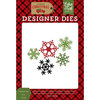 Echo Park - Celebrate Christmas Collection - Designer Dies - Christmas Day Snow