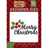 Echo Park - Celebrate Christmas Collection - Designer Dies - Merry Christmas Holly
