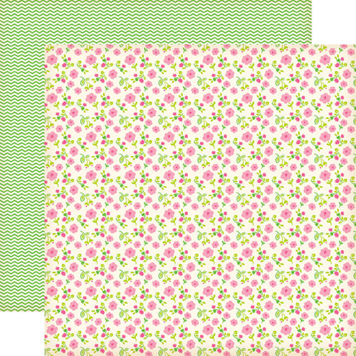 Echo Park - Country Drive Collection - 12 x 12 Double Sided Paper - Clover Meadow