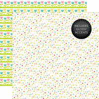 Echo Park - Celebrate Easter Collection - 12 x 12 Double Sided Paper with Glossy Accents - Jelly Beans