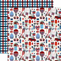 Echo Park - Celebrate America Collection - 12 x 12 Double Sided Paper - Liberty