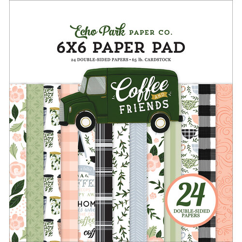 Echo Park - Coffee and Friends Collection - 6 x 6 Paper Pad