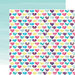 Echo Park - Capture Life Collection - 12 x 12 Double Sided Paper - Hearts