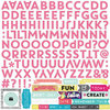 Echo Park - Capture Life Collection - 12 x 12 Cardstock Stickers - Alphabet