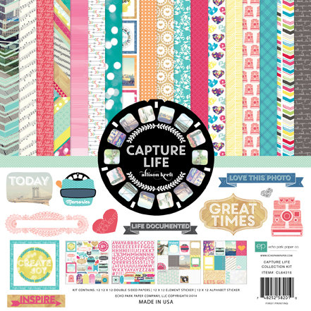 Echo Park - Capture Life Collection - 12 x 12 Collection Kit