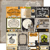 Echo Park - Chillingsworth Manor Collection - Halloween - 12 x 12 Double Sided Paper - Posters and Tickets