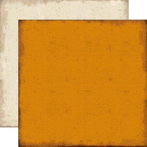 Echo Park - Chillingsworth Manor Collection - Halloween - 12 x 12 Double Sided Paper - Orange