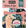 Echo Park - Coffee Collection - Ephemera - Frames and Tags