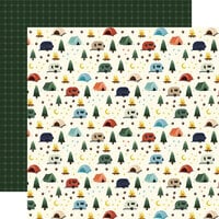 Echo Park - Call Of The Wild Collection - 12 x 12 Double Sided Paper - Campground