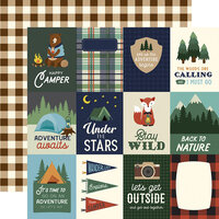 Echo Park - Call Of The Wild Collection - 12 x 12 Double Sided Paper - 3 x 4 Journaling Cards