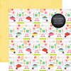 Echo Park - Celebrate Spring Collection - 12 x 12 Double Sided Paper with Glossy Accents - Garden Tools