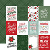Echo Park - Christmas Salutations No. 2 Collection - 12 x 12 Double Sided Paper - 3 x 4 Journaling Cards