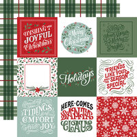 Echo Park - Christmas Salutations No. 2 Collection - 12 x 12 Double Sided Paper - 4 x 4 Journaling Cards