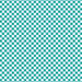 Echo Park - CheckerBoard Collection - 12 x 12 Double Sided Paper - Teal